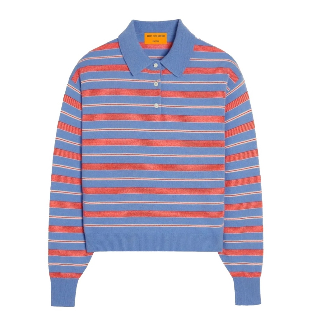 Guest in Residence Collegiate Striped Polo